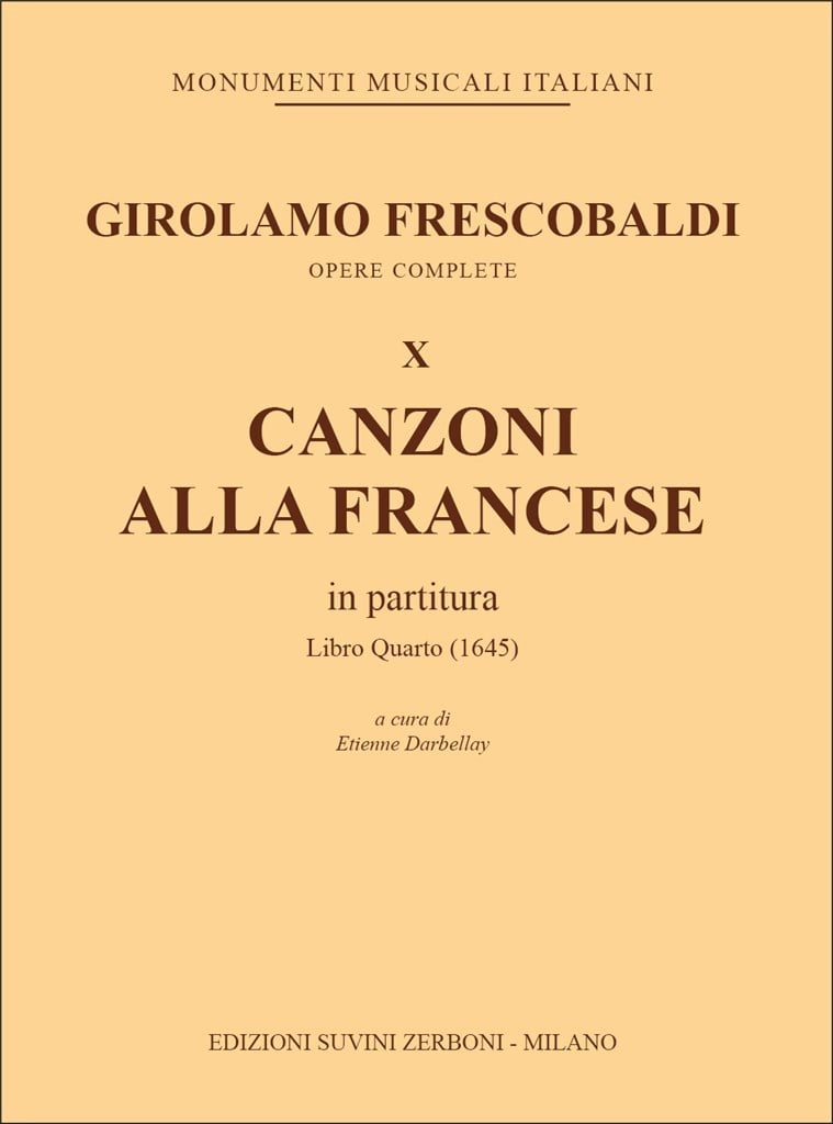 Canzoni alla francese in partitura : libro quarto
